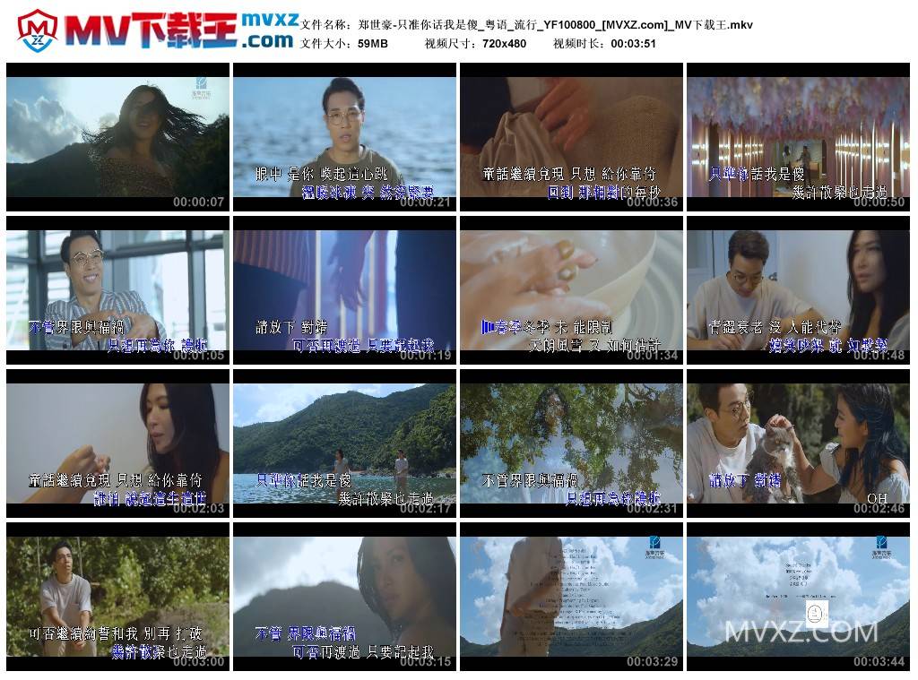 郑世豪-只准你话我是傻_粤语_流行_YF100800